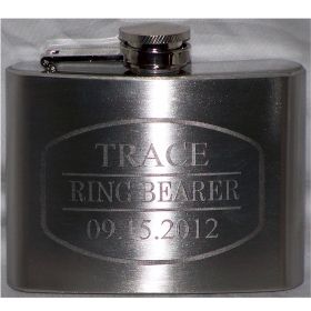 4oz Personalized Engraved Custom Hip Flask