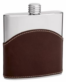 Genuine Brown Leather Hip Flask Holders