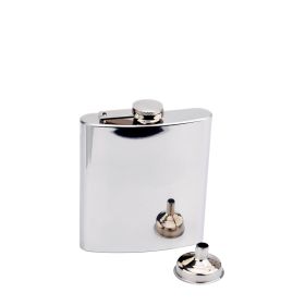 6oz Mirror Polished Drinking Flask