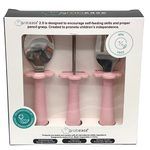 Grabease 3 Piece Toddler Utensils in Blush