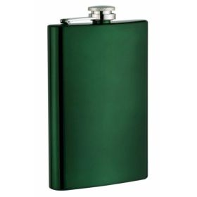 Neon Green 8oz Hip Flask