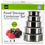 Nesting Metal Food Storage Container Set