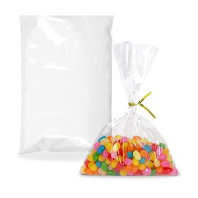 Pack of 1000 Flat Poly Bags; Clear 5 x 7. Ultra Thick Open Top Bags 5x7. Thickness 4 mil. Plastic Bags for Storing and Transporting. Ideal for Industr